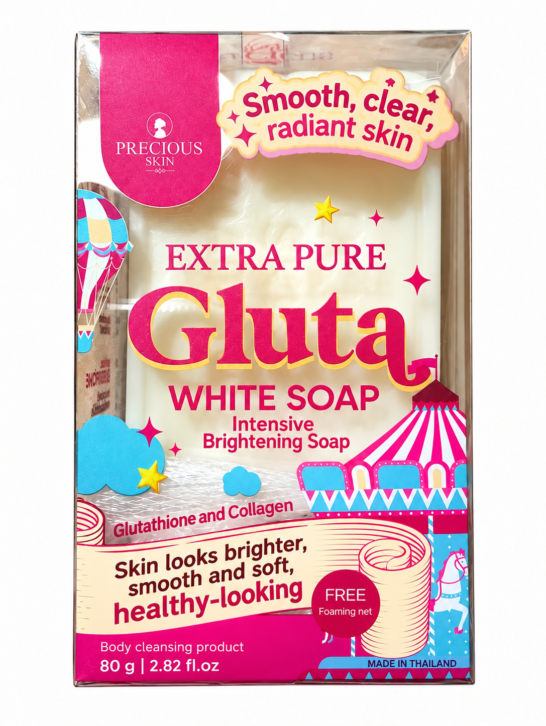 PRECIOUS SKIN Extra Pure Gluta White Soap (80g)