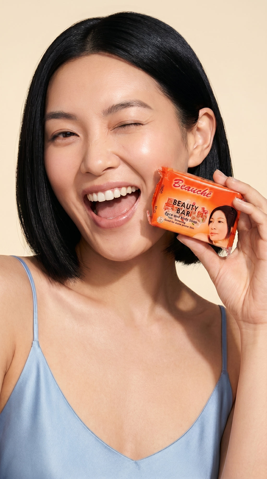 Beauche Papaya Beauty Bar – Skin Brightening Soap, 90g