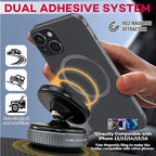 Car Phone Holder, Upgraded 360° Adjustable Vacuum Suction 20X Magnets