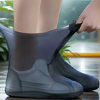 Waterproof Shoe Covers - Reusable Rain Boot Protectors (2 Pairs)