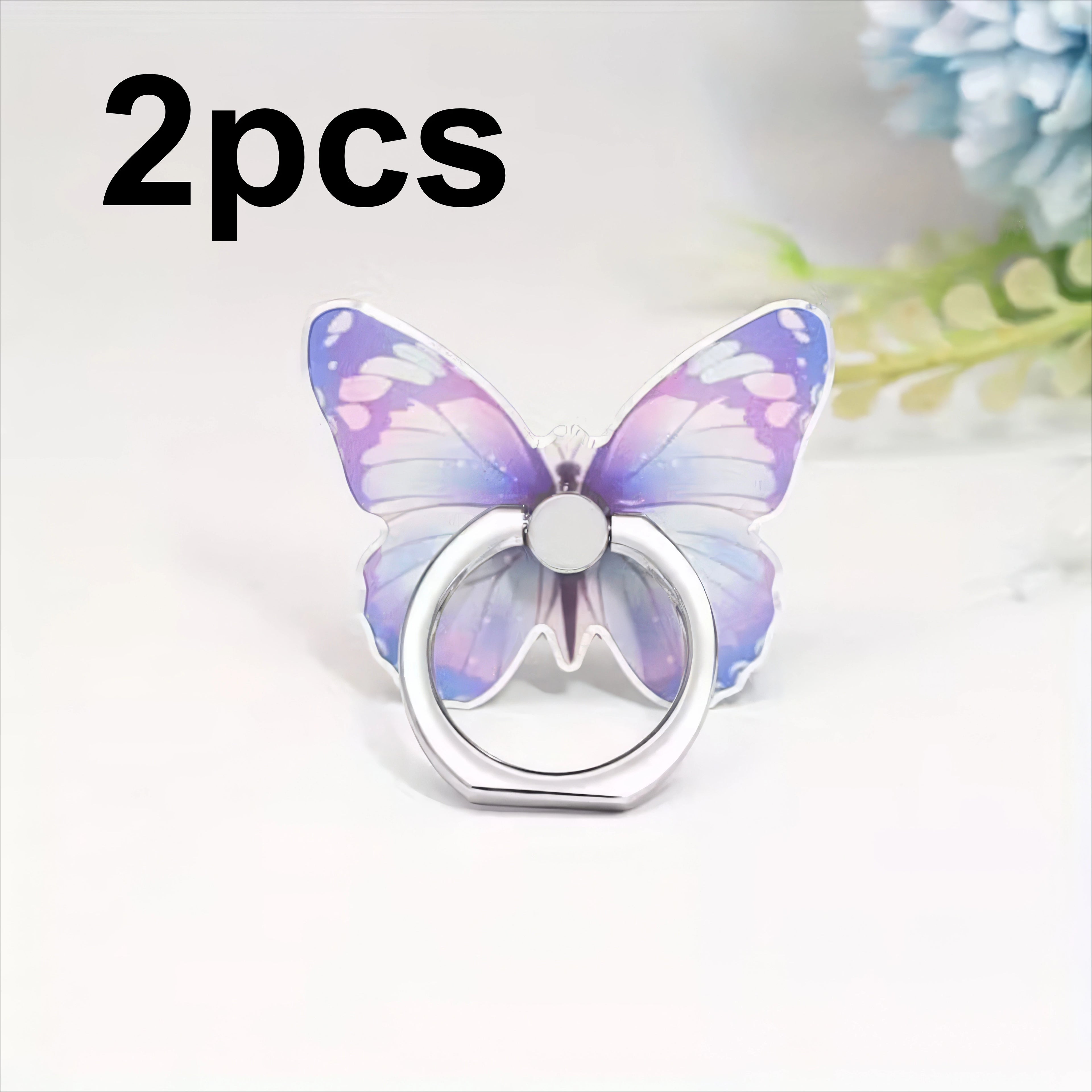 Butterfly Phone Stand - Pink/Purple