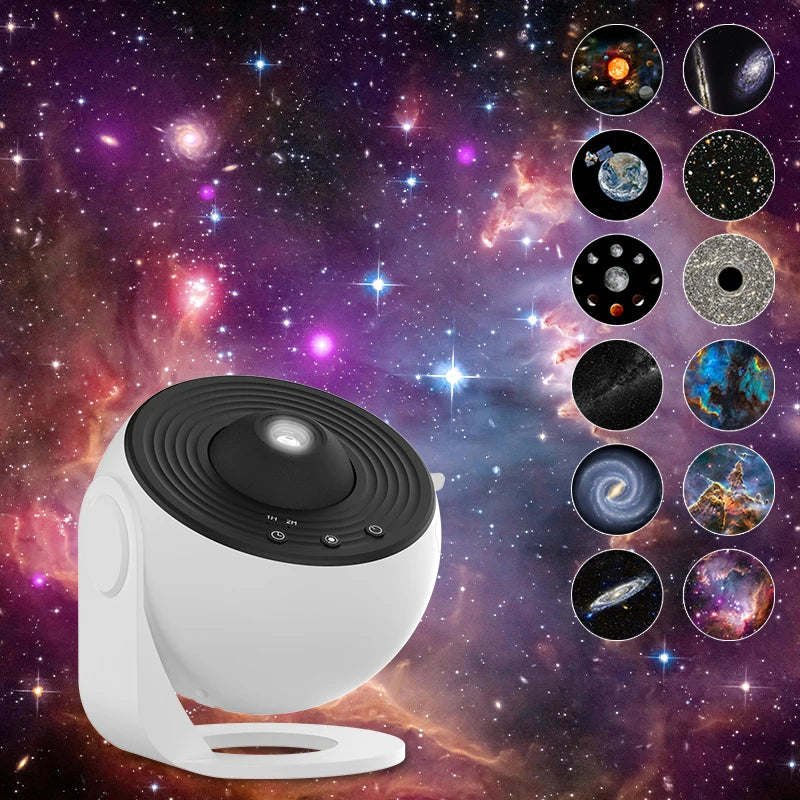 Galaxy Projector Night Light - 360° Starry Sky Planetarium Lamp