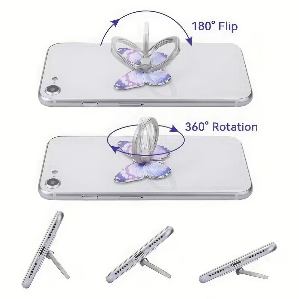 Butterfly Phone Stand - Pink/Purple