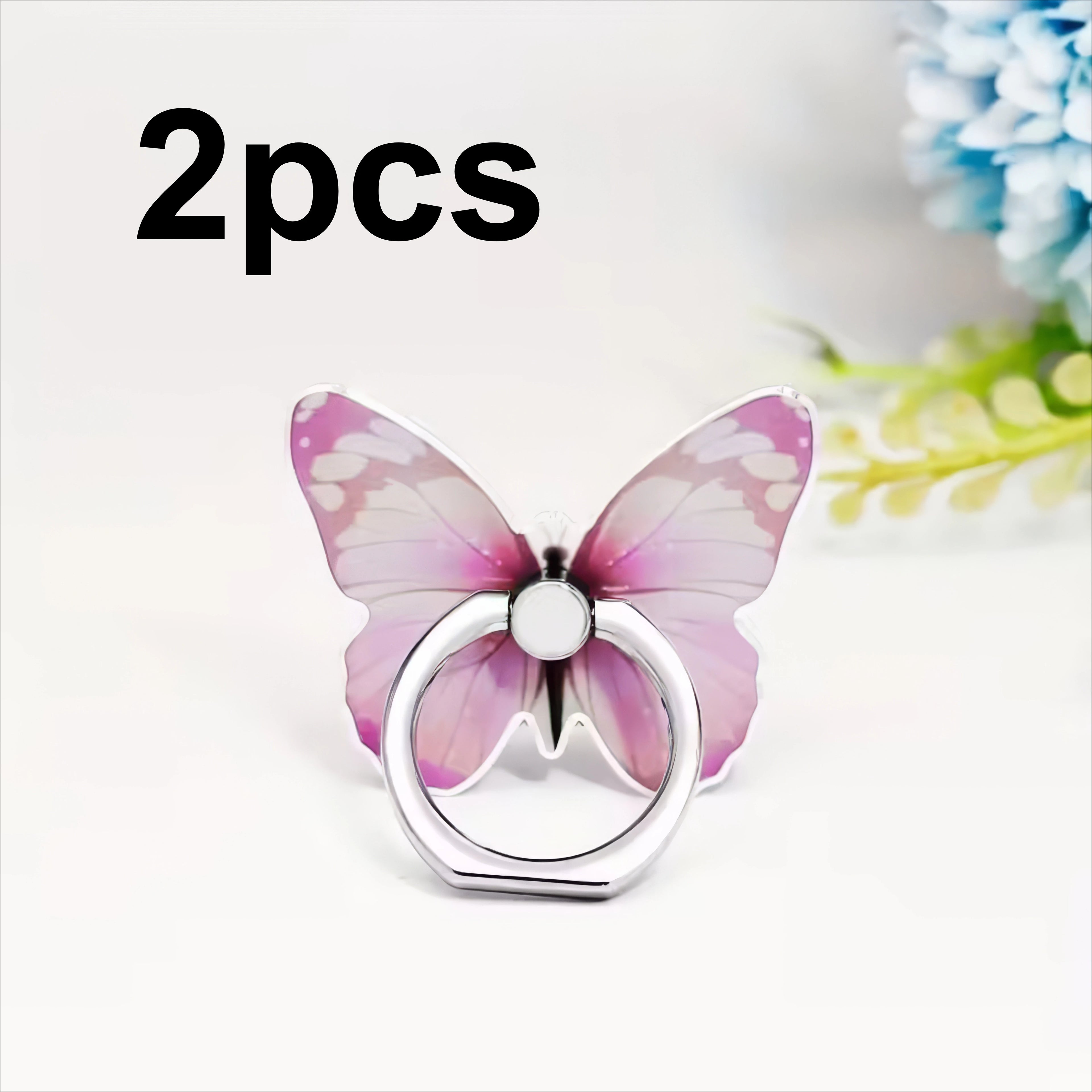 Butterfly Phone Stand - Pink/Purple