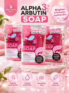 Precious Skin Thailand Alpha Arbutin 3+ Collagen Brightening Soap (80g) ✨ Glow Face & Body Bar
