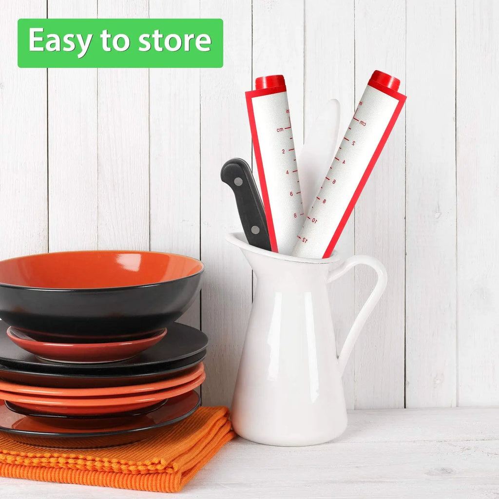 Silicone Baking Mat Large - Nonstick Pastry Rolling Surface