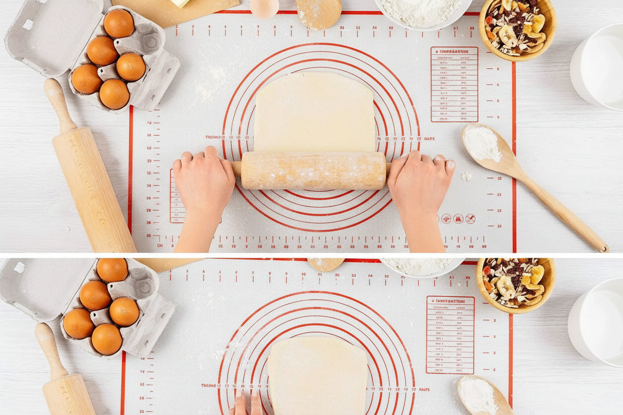 Silicone Baking Mat Large - Nonstick Pastry Rolling Surface
