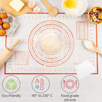 Silicone Baking Mat Large - Nonstick Pastry Rolling Surface
