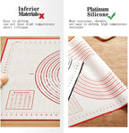 Silicone Baking Mat Large - Nonstick Pastry Rolling Surface