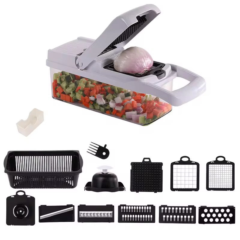 12-in-1 Professional Kitchen Chopper - Multifunctional Vegetable Slicer & Dicer