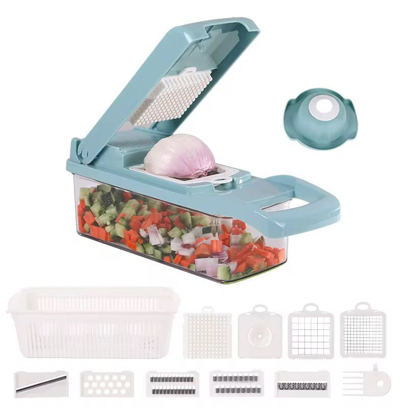 12-in-1 Professional Kitchen Chopper - Multifunctional Vegetable Slicer & Dicer