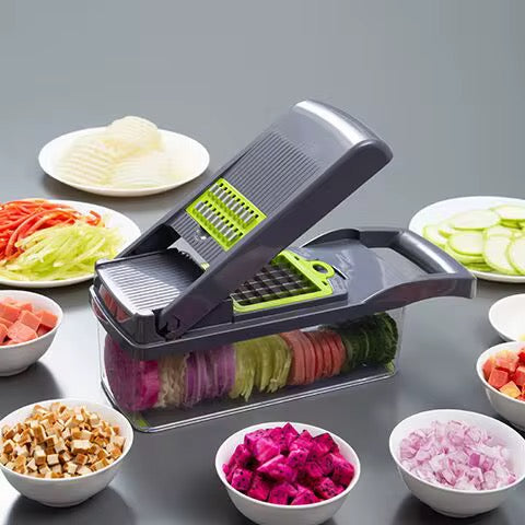 12-in-1 Professional Kitchen Chopper - Multifunctional Vegetable Slicer & Dicer