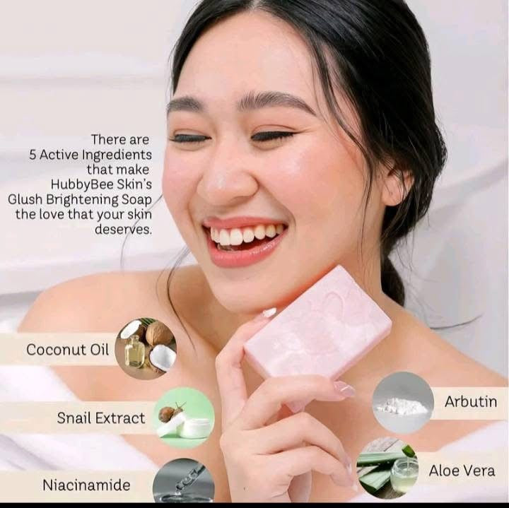 HubbyBee Glush Brightening Luxury Soap 135g