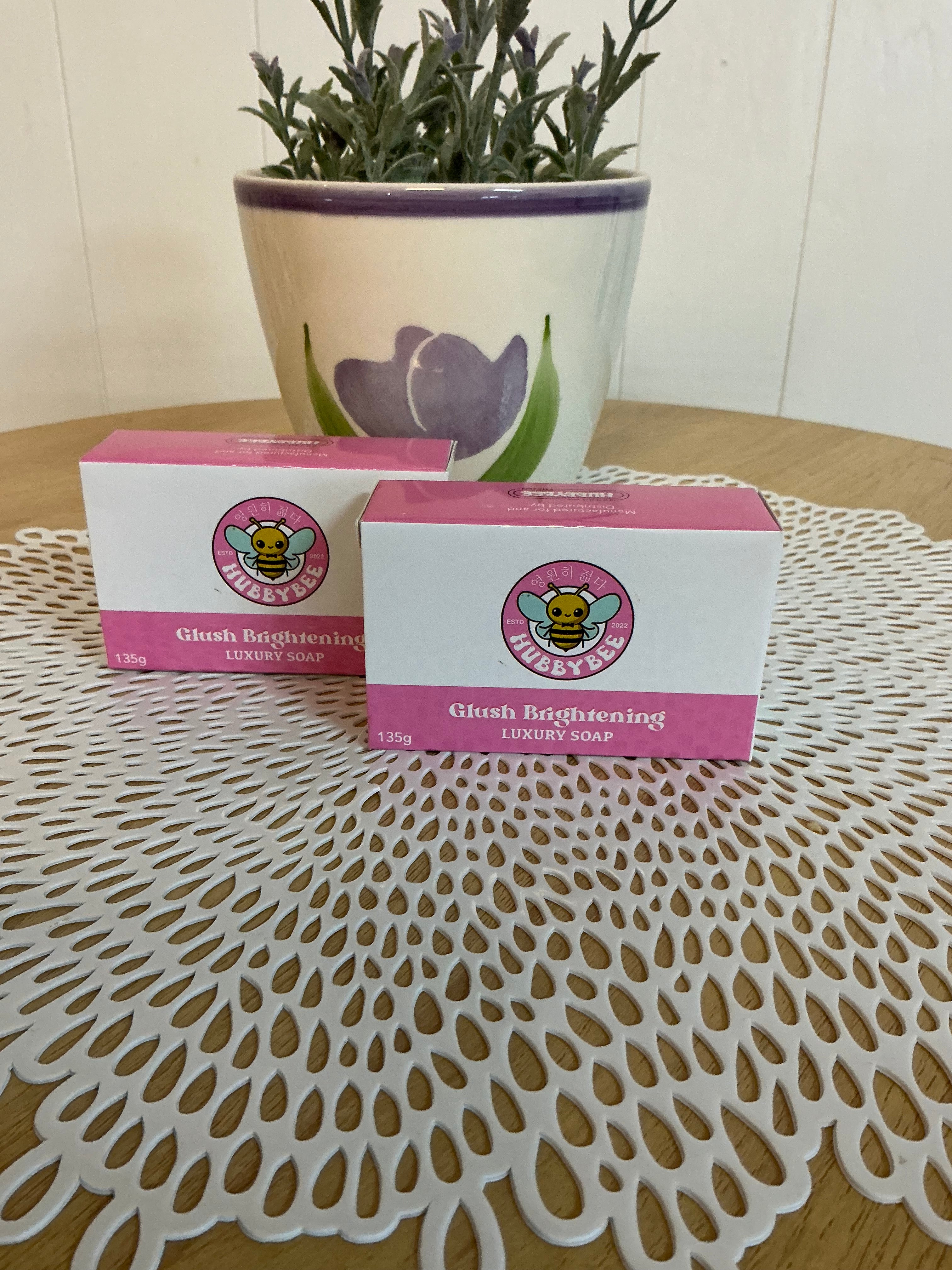 HubbyBee Glush Brightening Luxury Soap 135g