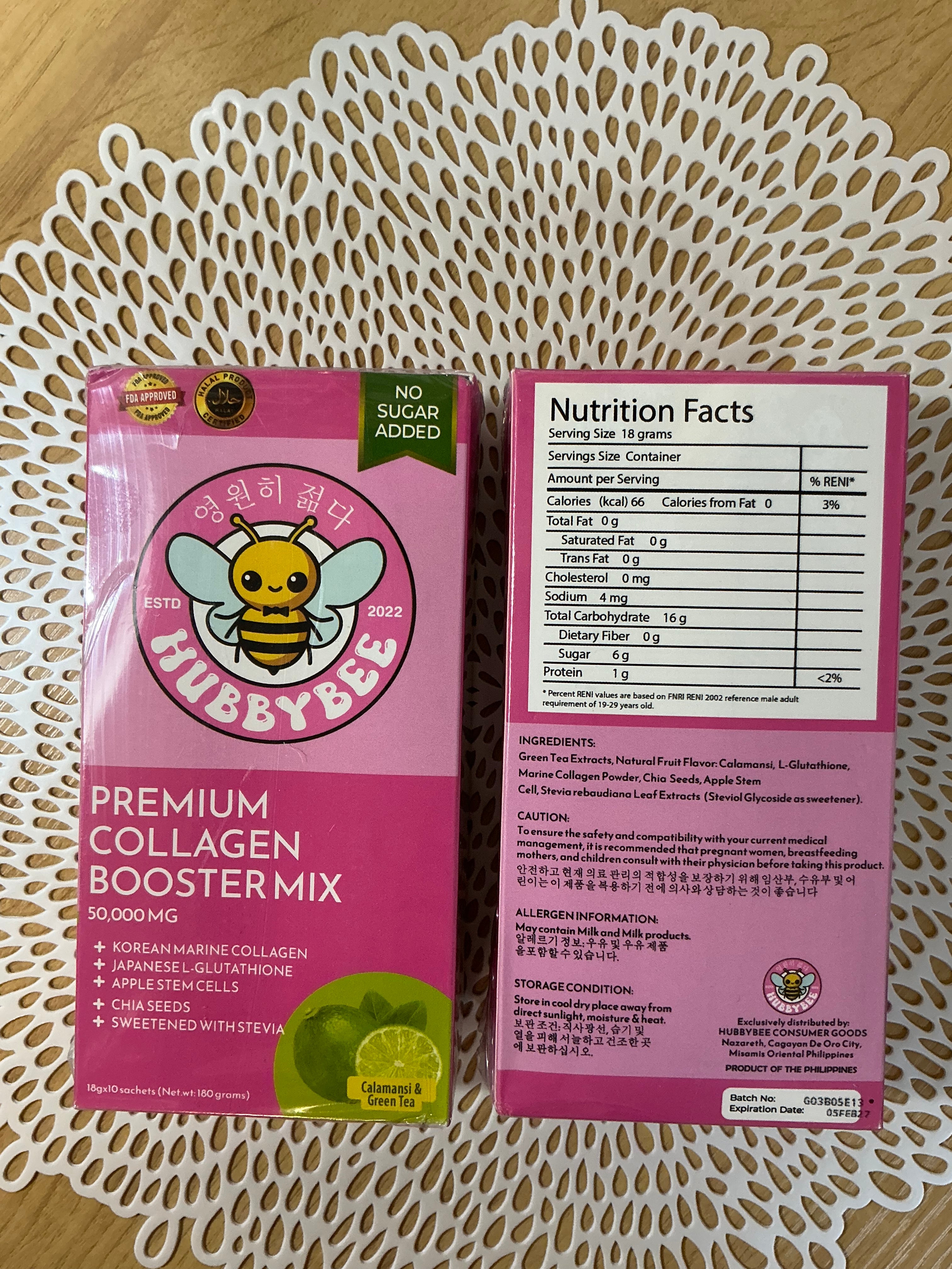Hubbybee Premium Collagen Booster Mix