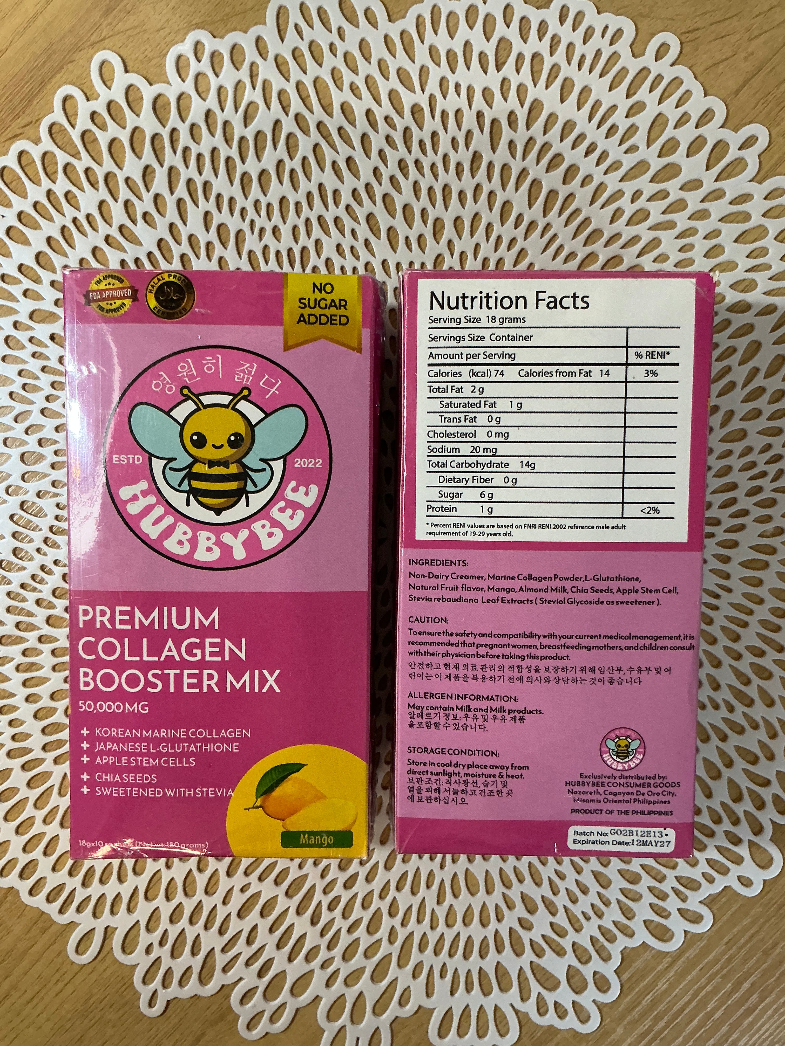 Hubbybee Premium Collagen Booster Mix