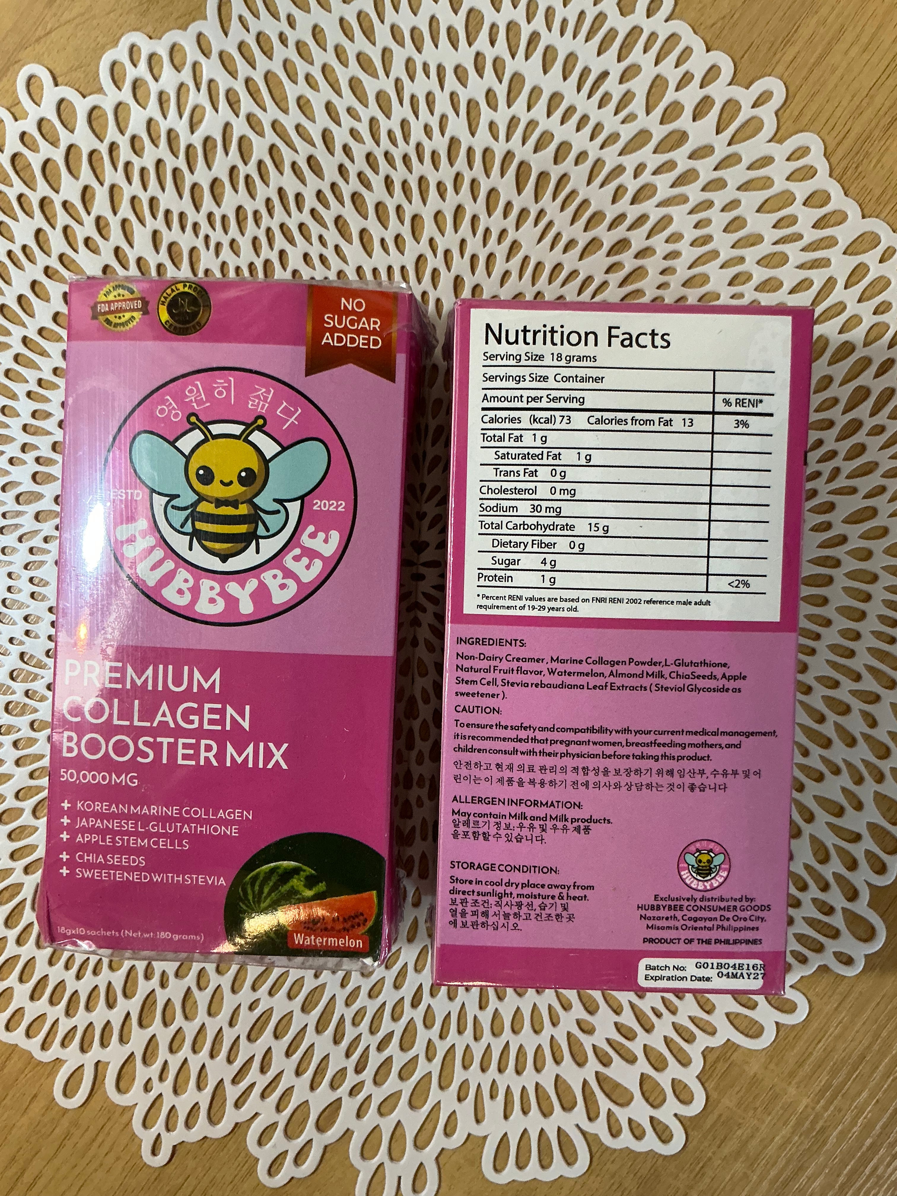 Hubbybee Premium Collagen Booster Mix