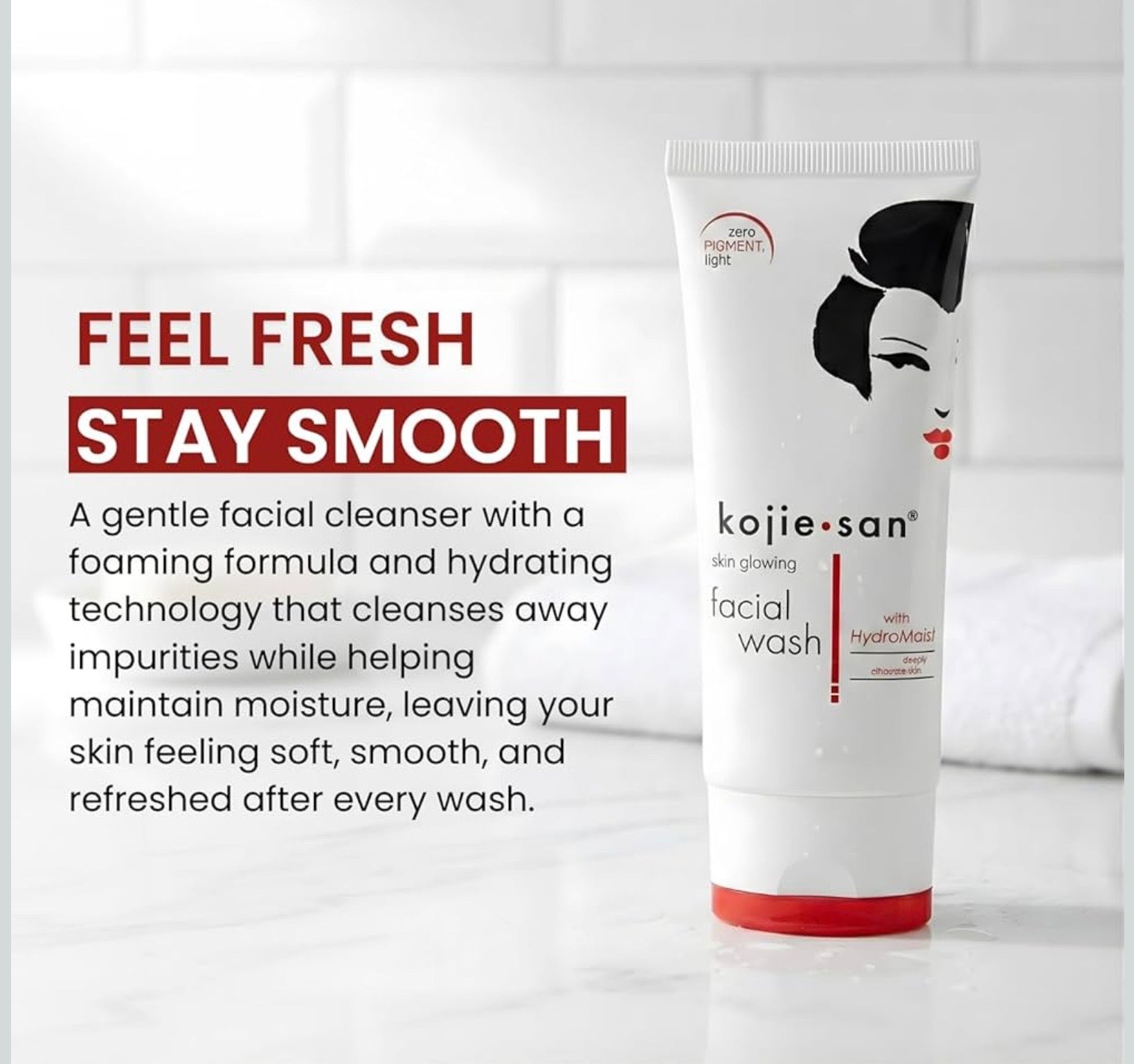 Kojie San Skin Brightening Face Wash with Hydromoist 100g