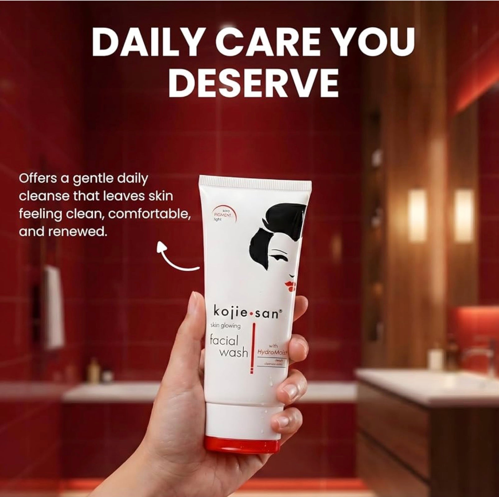 Kojie San Skin Brightening Face Wash with Hydromoist 100g