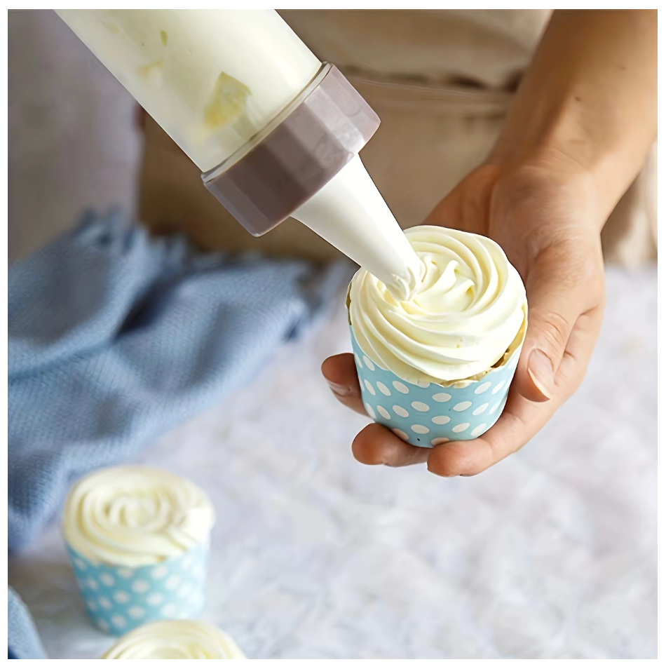 Cookie Press Set – 1 Set with Plastic Press Gun & Accessories