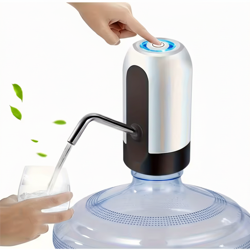 Electric Water Pump Dispenser - USB Rechargeable for 5 Gallon Bottles