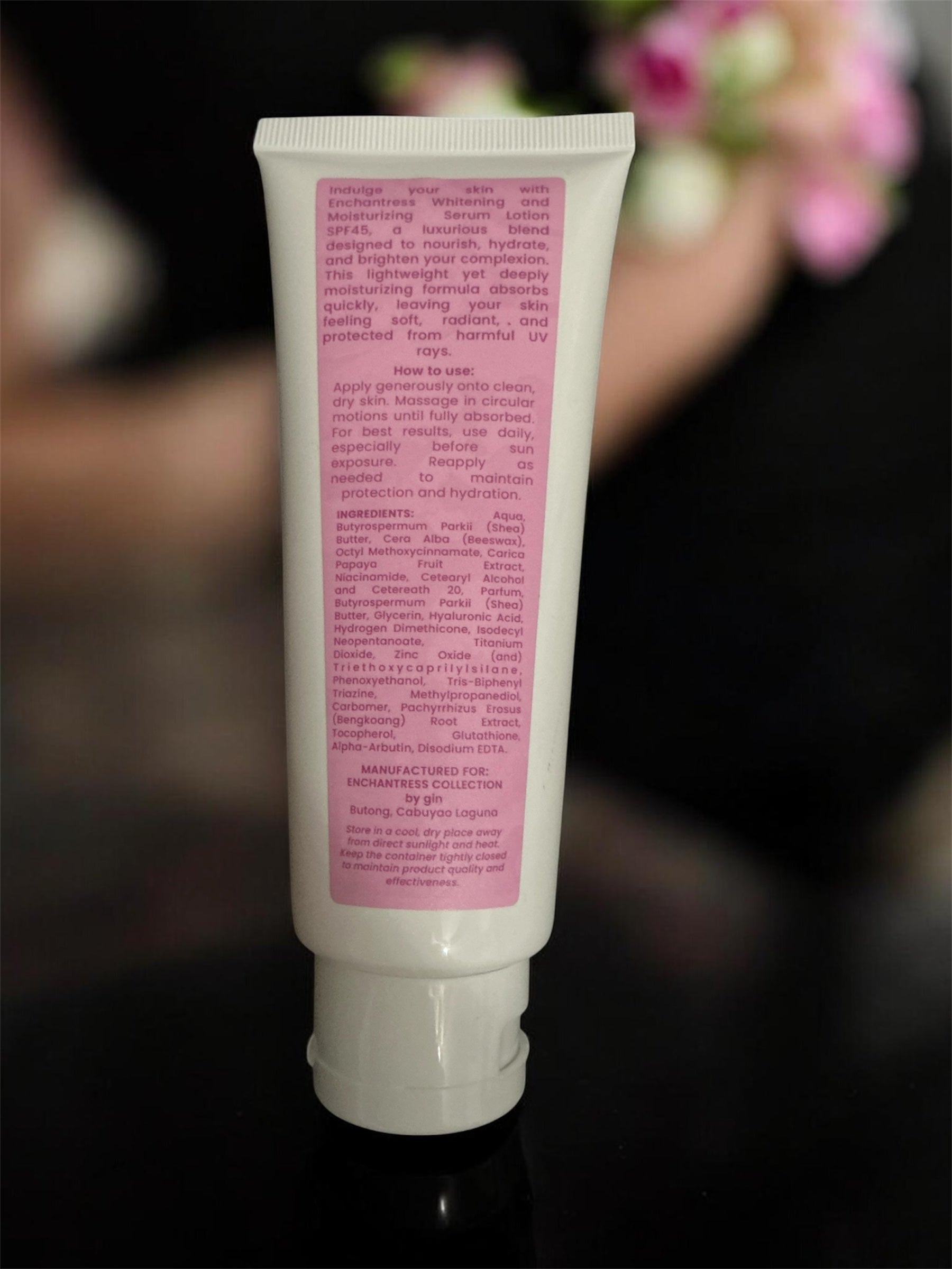 Enchantress Brightening Body Serum Lotion SPF45 - Moisturizing & Radiance Boost