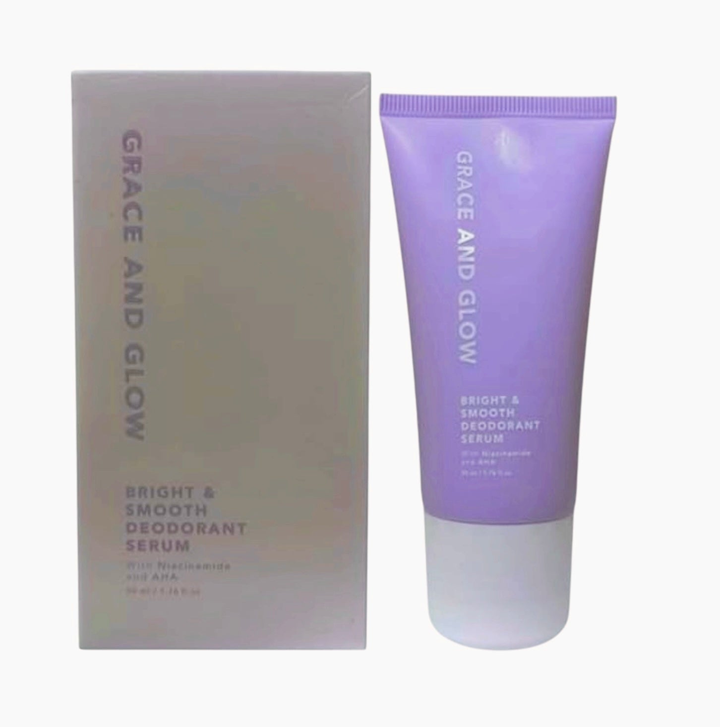 Grace and Glow Bright & Smooth Deodorant Serum with Niacinamide & AHA