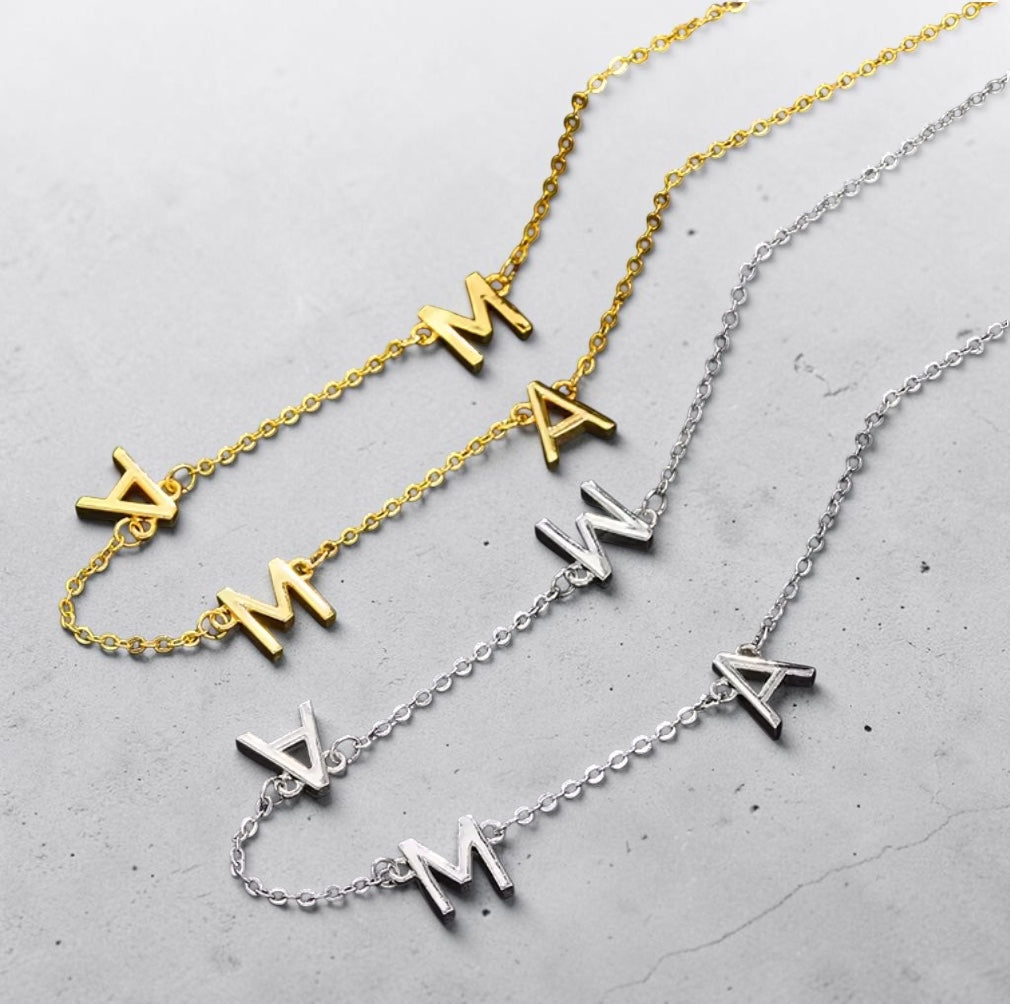 18k Gold-Plated Mama Necklace | Mother's Day Gift