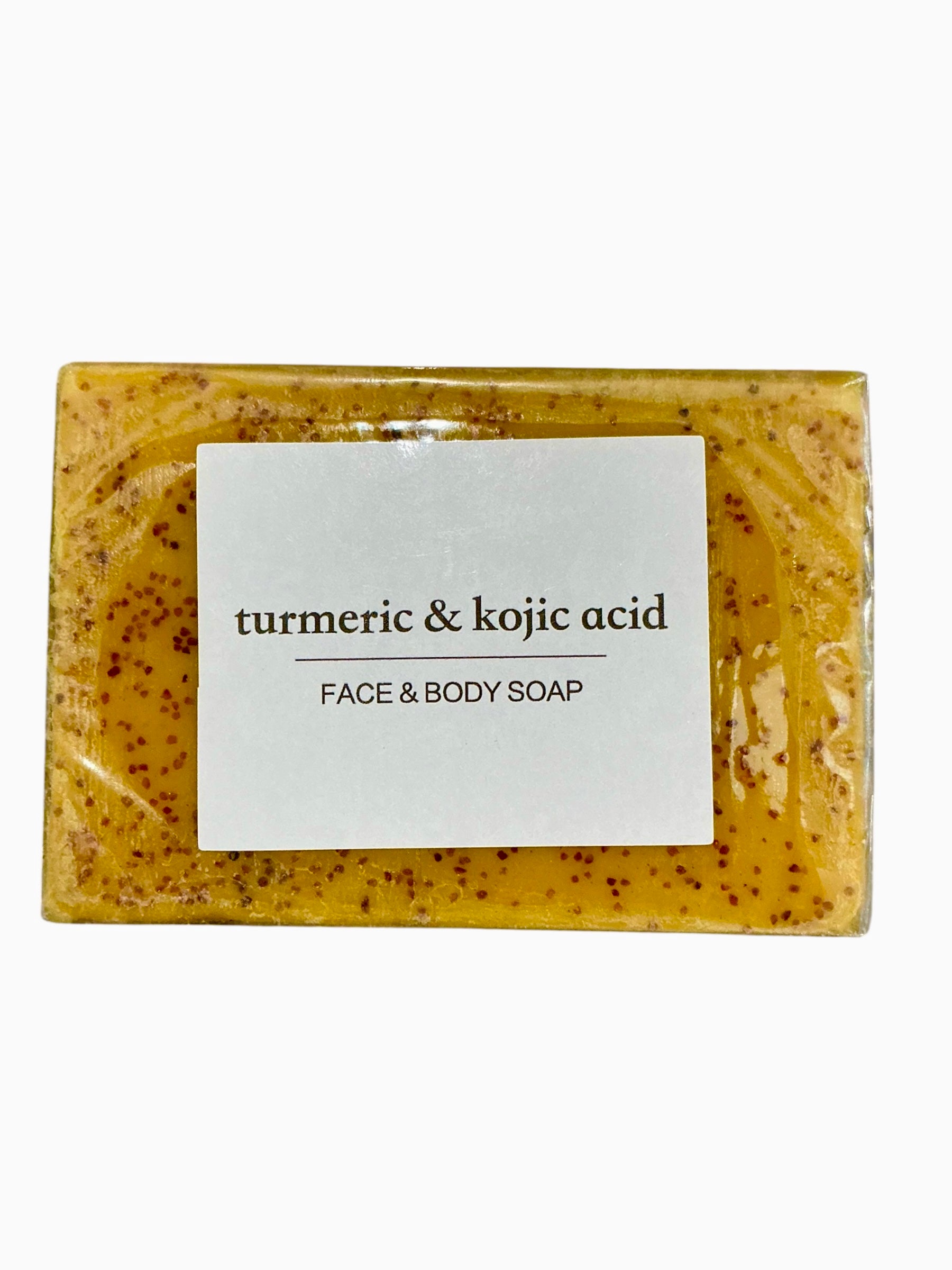 Natural Vegan Turmeric & Kojic Acid Soap – Brightening & Anti-Acne Bar, 100g