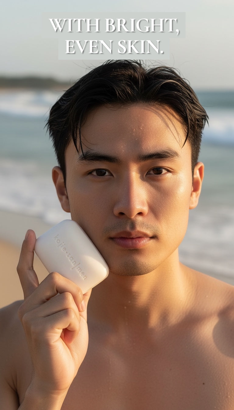 Authentic Kojie-San Men Face & Body Brightening Soap 135g