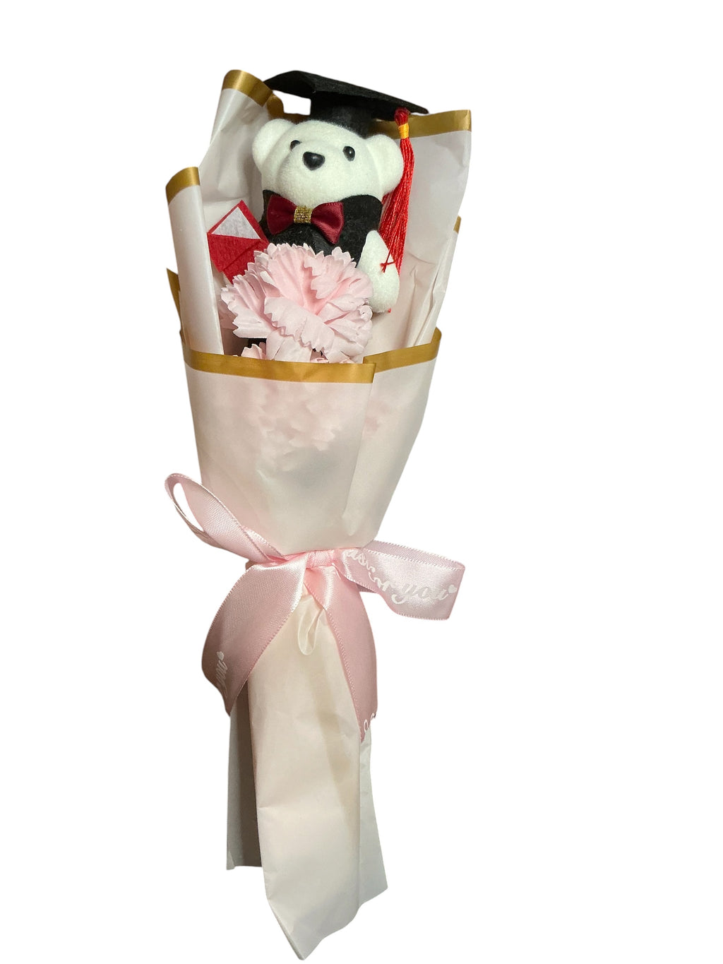 Graduation Gift Bear Flower Bouquet