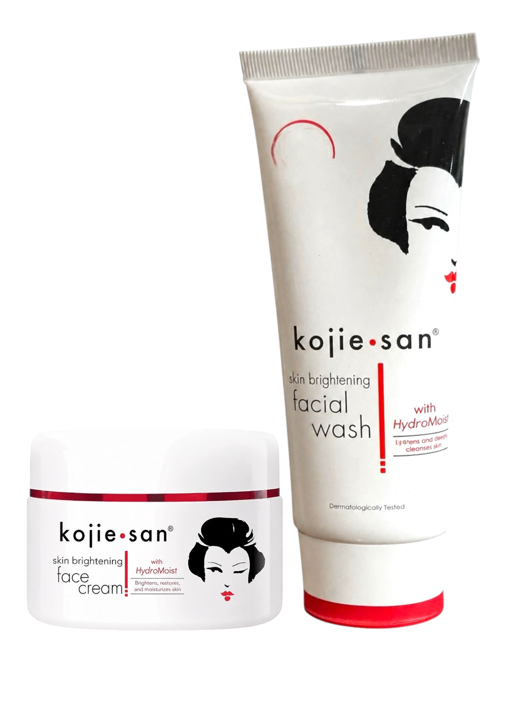 Kojie-San Skin Brightening Facial Wash + Face Cream Combo