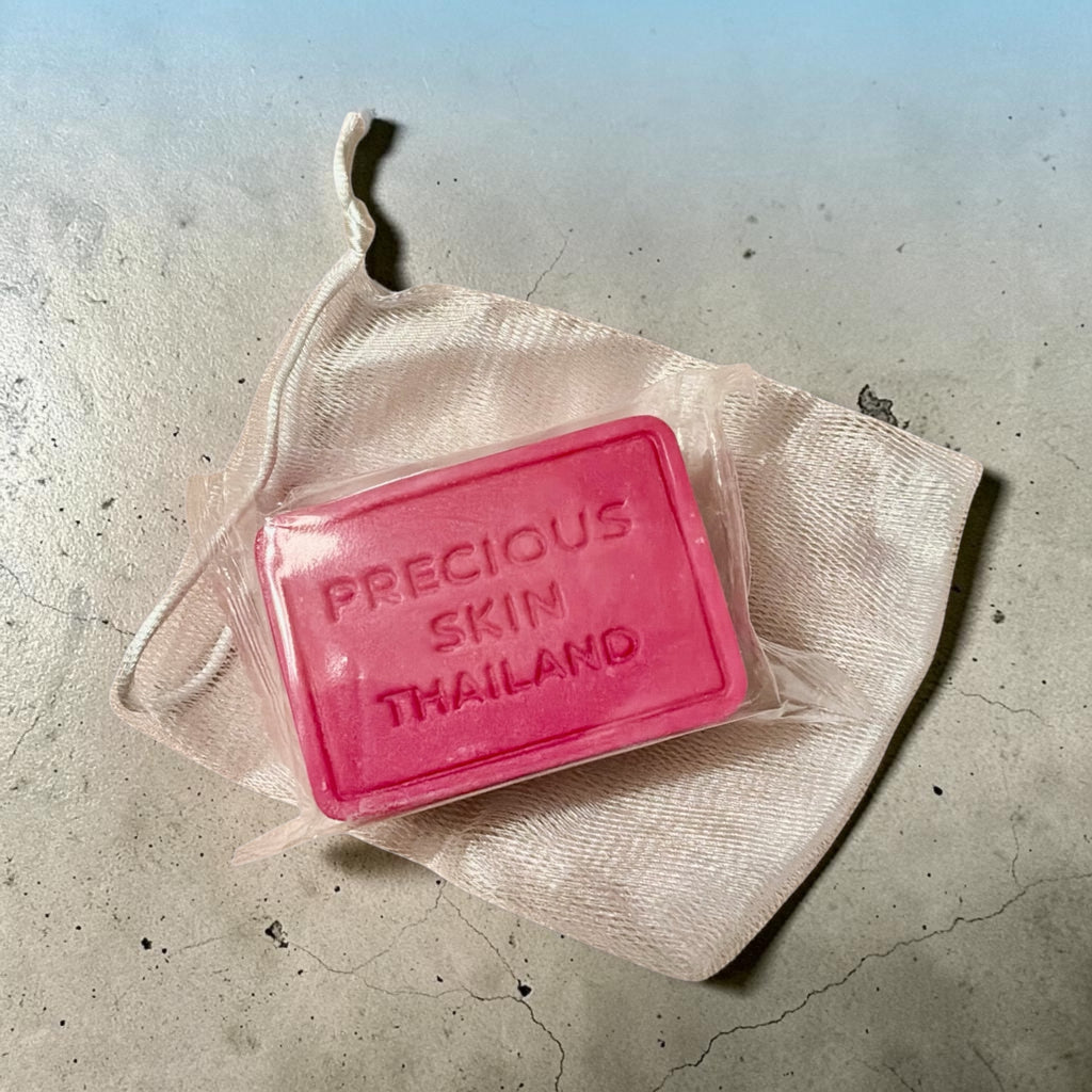 Precious Skin Thailand Alpha Arbutin 3+ Collagen Brightening Soap (80g) ✨ Glow Face & Body Bar