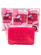 Precious Skin Thailand Alpha Arbutin 3+ Collagen Brightening Soap (80g) ✨ Glow Face & Body Bar