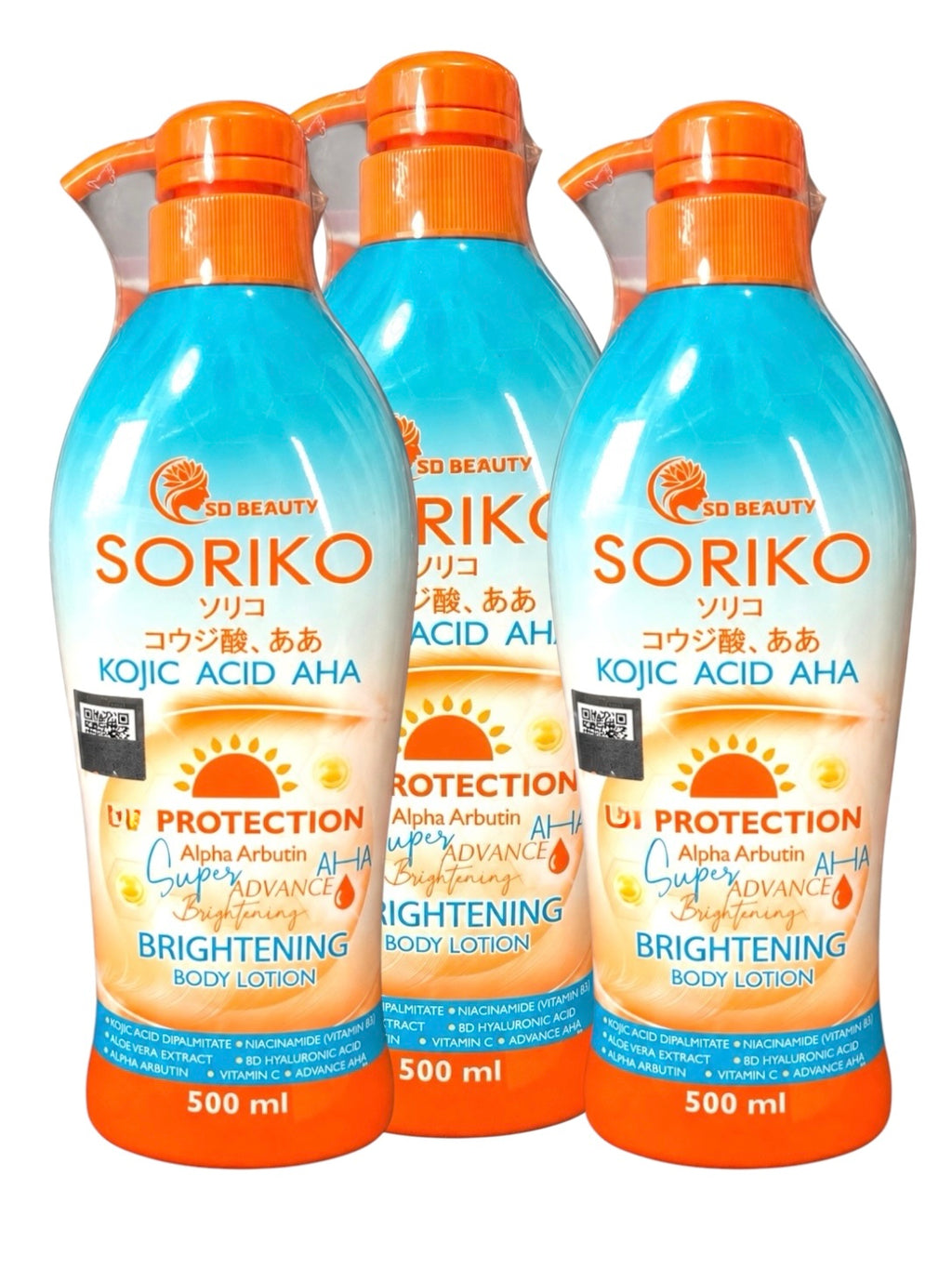 Soriko Kojic Acid AHA Daily Body Lotion – Hydration & Glow Formula