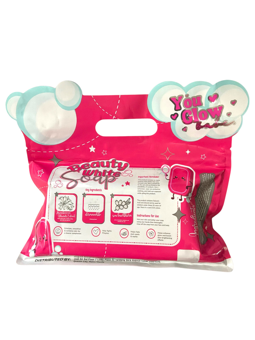 You Glow Babe Beauty White Soap – Daily Cleansing Bar | 6-Pack, 70g Each