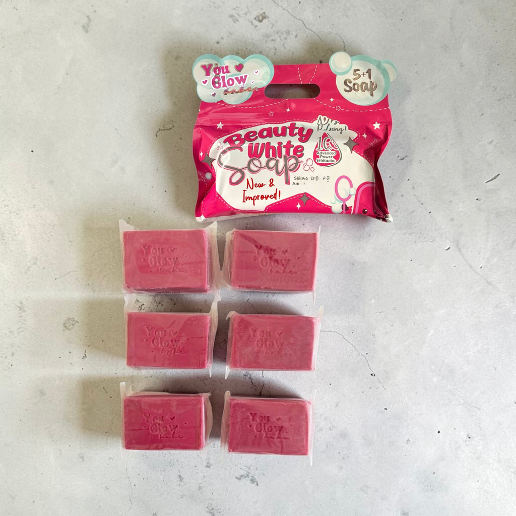You Glow Babe Beauty White Soap – Daily Cleansing Bar | 6-Pack, 70g Each