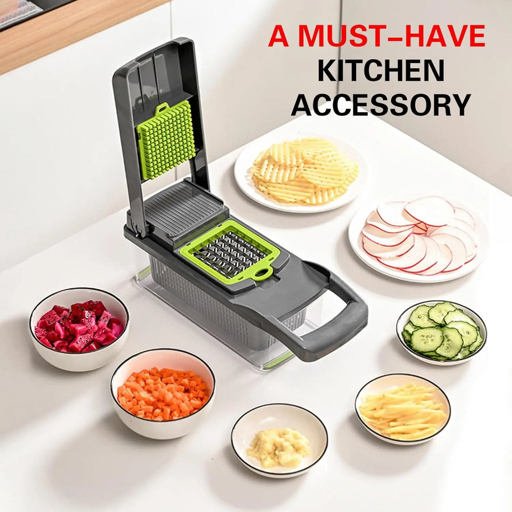16-in-1 Professional Kitchen Chopper - Multifunctional Vegetable Slicer & Dicer