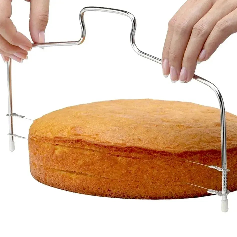 Adjustable Height Stainless Steel Cake Cutter/Slicer