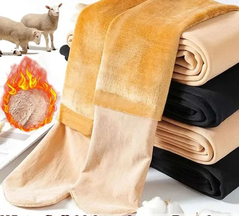 Women's Fleece Lined Thermal Tights - Warm Winter Leggings