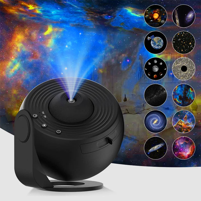 Galaxy Projector Night Light - 360° Starry Sky Planetarium Lamp