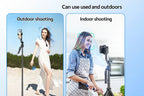 AI Tracking Selfie Stick Tripod with 360° Rotation & Bluetooth Remote - 5.4ft Extendable