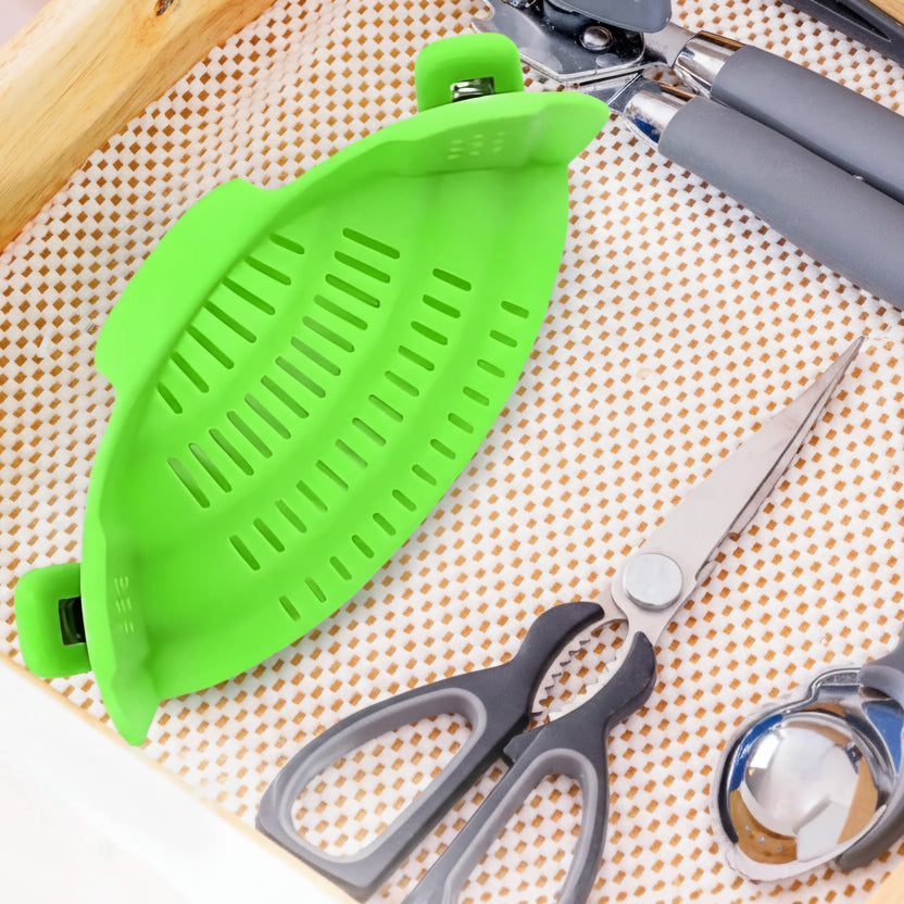 Adjustable Silicone Clip-On Pot Strainer