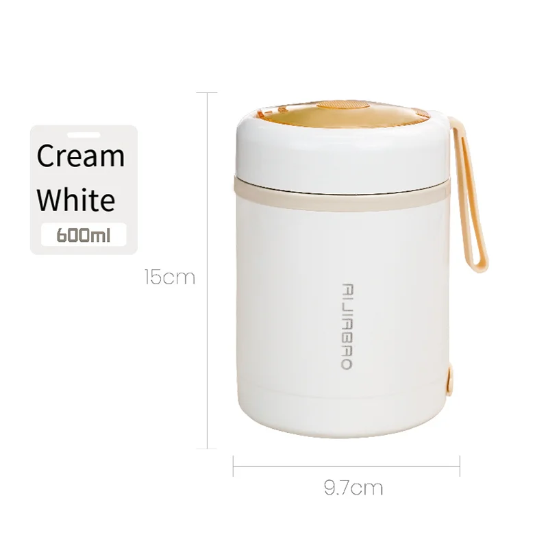 USB Heated Food Container - Stainless Steel Soup & Lunch Warmer Cup