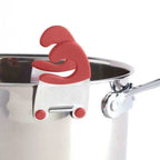 Silicone Pot Spoon Clip - Heat-Resistant Utensil Holder