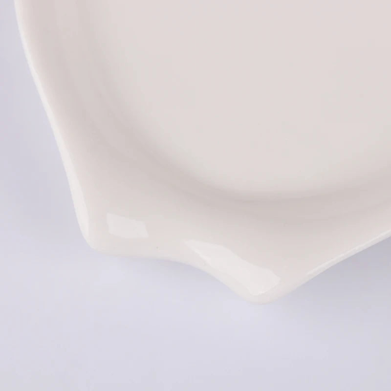 Ceramic Spoon Rest - Heart Shaped Kitchen Utensil Holder