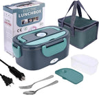Electric Lunch Box Food Warmer - 1.5L Portable Heater for Car & Home