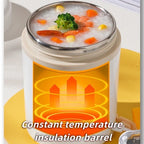 USB Heated Food Container - Stainless Steel Soup & Lunch Warmer Cup