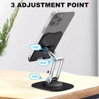Universal Tablet & Phone Stand - 360° Adjustable Desk Mount with Detachable Arm