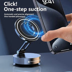 Magnetic Car Phone Mount - Suction Cup with Foldable Stand